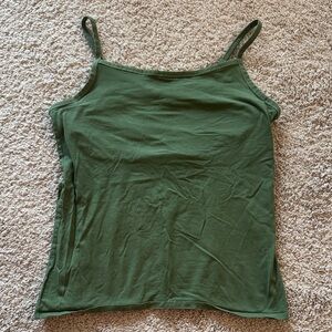Olive Green Spaghetti Strap Camisole